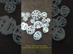 Envases de plástico de PP de 50 mm, 76 mm, 89 mm, 95 mm para el tratamiento del agua