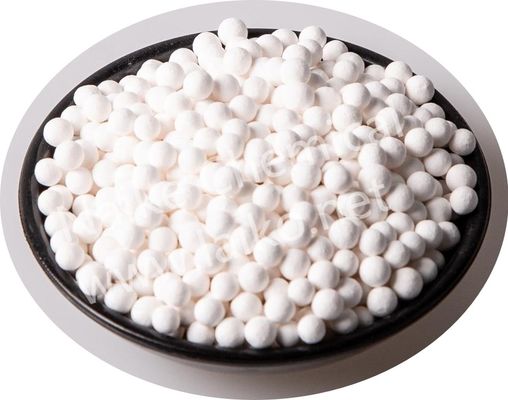 High Pore Volume White Beads Activated Alumina Effective Water Adsorption 150-160N Crushing Strength BET 300-320m2/g