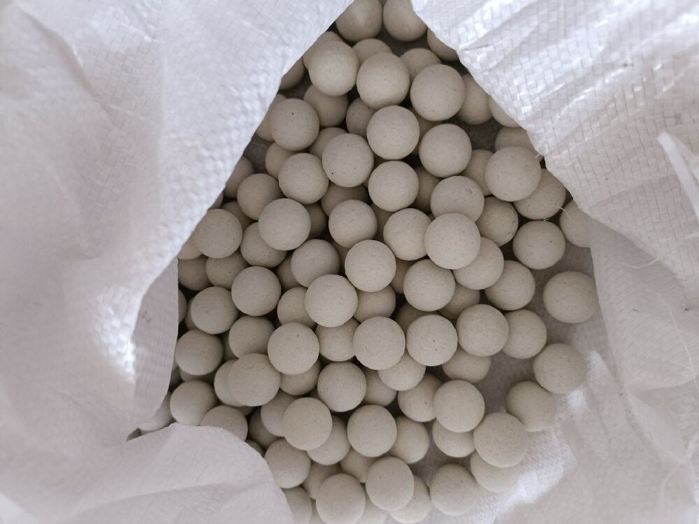 15%-95% Grey Alumina Ball 25mm As Ceramic Support Balls For Petrochemical Industry