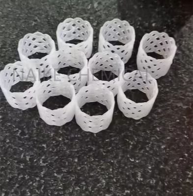 Anillo TP de polipropileno blanco de 25 mm para torre de purificación de urea en la industria de fertilizantes